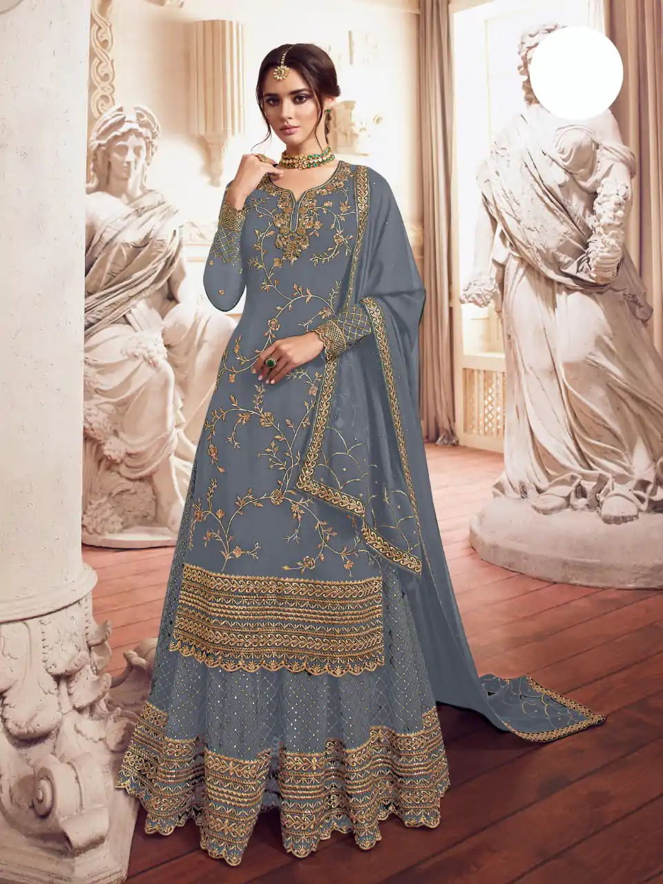 FC LT 4902 Grey Georgette with Embroidery Work Salwar Suit . Affordable Price ₹2399. Delivery 4-6 Working Days. Shop now. | Casual Suits, Jump Suits, Creative suits, Designer Suits, Palazzo Suits, Party Wear Suits, Patiala Suits, Salwar suit, Straight Suits