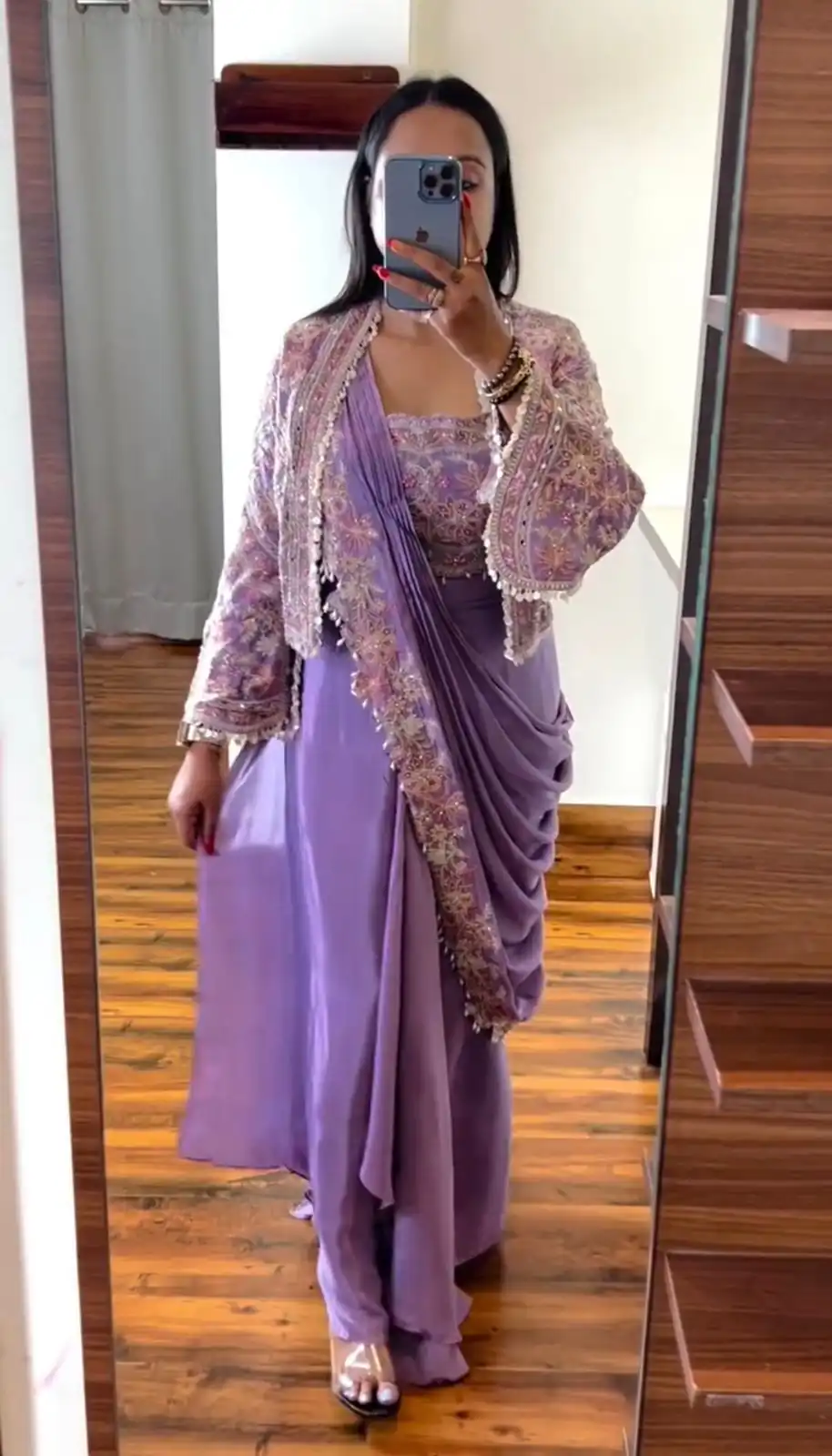 ST 1074 Lavender Color Chinon Saree with Embroidery Work & Lace Work. Best Price ₹2399. Delivery 4-6 Working Days. Shop now. | Creative Sarees, Embroidered Sarees, Bollywood Sarees, Designer Sarees, Ethnic Saree, Modern Digital sarees, Party Wear Sarees, Sarees