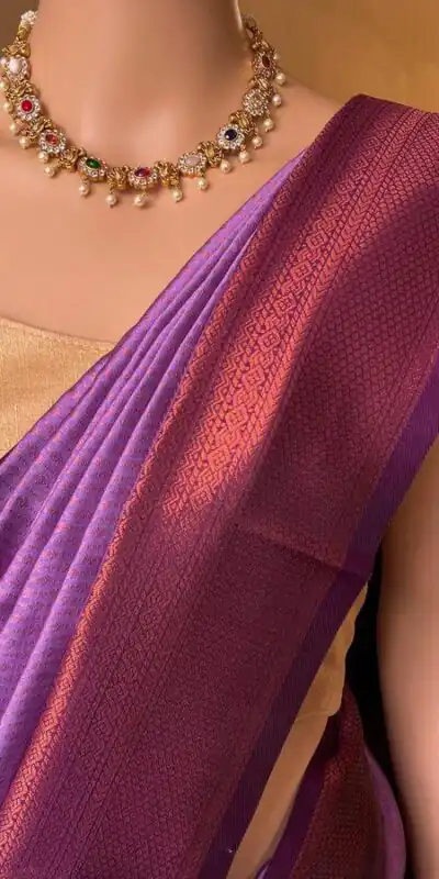 KPR 206 Lavender in Soft Lichi Silk Lace Jacquard Border & Lace Work Saree . Special Price ₹1399. Delivery 4-6 Working Days. Shop now. | Creative Sarees, Embroidered Sarees, Bollywood Sarees, Designer Sarees, Ethnic Saree, Modern Digital sarees, Party Wear Sarees, Sarees