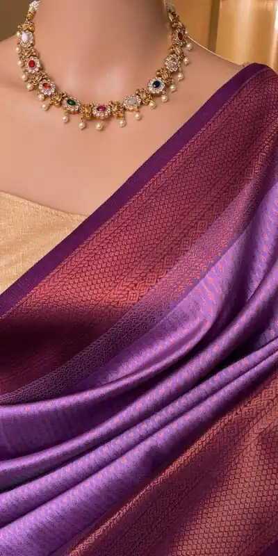 KPR 206 Lavender in Soft Lichi Silk Lace Jacquard Border & Lace Work Saree . Special Price ₹1399. Delivery 4-6 Working Days. Shop now. | Creative Sarees, Embroidered Sarees, Bollywood Sarees, Designer Sarees, Ethnic Saree, Modern Digital sarees, Party Wear Sarees, Sarees