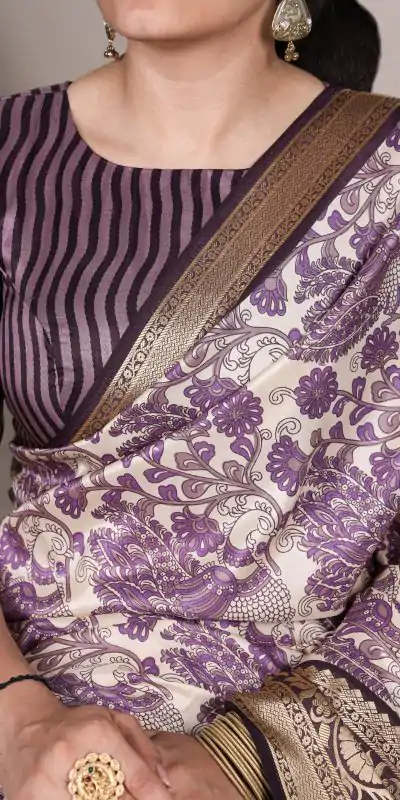 YNF 7050 Lavender Color Tasar Silk with Lace Border & Lace Work Saree . Best Price ₹1749. Delivery 4-6 Working Days. Shop now. | Creative Sarees, Embroidered Sarees, Bollywood Sarees, Designer Sarees, Ethnic Saree, Modern Digital sarees, Party Wear Sarees, Sarees