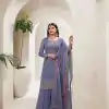 FC V 67831 Lavender in Viscose Chinon Zari Work & Embroidery Work Salwar Suit . Grab it for ₹3049. Delivery 4-6 Working Days. Shop now. | Casual Suits, Jump Suits, Creative suits, Designer Suits, Palazzo Suits, Party Wear Suits, Patiala Suits, Salwar suit, Straight Suits
