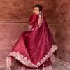 Maroon Fendy Silk Embroidery Work Salwar Suit