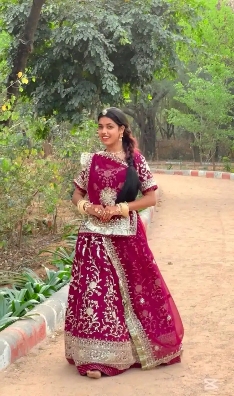 PC 517 Maroon Fox Georgette with Embroidery Work Lehenga Choli . Exclusive Offer ₹3149. Delivery 4-6 Working Days. Shop now. | Bollywood Lehenga, Creative Lehenga, Designer Lehenga, Embroidered Lehenga, Lehenga, Party Wear Lehenga