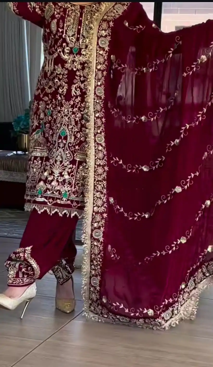 NF 1239 Maroon Natural Crep Salwar Suit Perfect for Wedding, Party, Haldi, Festival Celebrations, Housewarming – . Get it for ₹2449. Delivery 4-6 Wor | Casual Suits, Jump Suits, Creative suits, Designer Suits, Palazzo Suits, Party Wear Suits, Patiala Suits, Salwar suit, Straight Suits