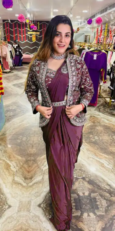 ST 1078 Maroon in Color Rangoli Silk Embroidery Work Saree .Wedding, Party, Festive, Events,Best Price ₹2399. Delivery 4-6 Working Days. Shop now. | Creative Sarees, Embroidered Sarees, Bollywood Sarees, Designer Sarees, Ethnic Saree, Modern Digital sarees, Party Wear Sarees, Sarees