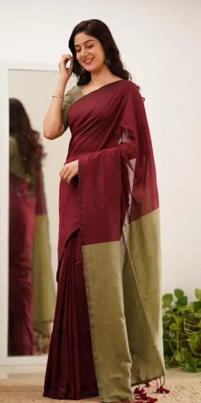 KPR 243 Maroon in Soft Lilian Slab Designer Work Saree .Wedding, Party, Festive, Events Available at ₹1349 only. Delivery 4-6 Working Days. Shop now. | Creative Sarees, Embroidered Sarees, Bollywood Sarees, Designer Sarees, Ethnic Saree, Modern Digital sarees, Party Wear Sarees, Sarees