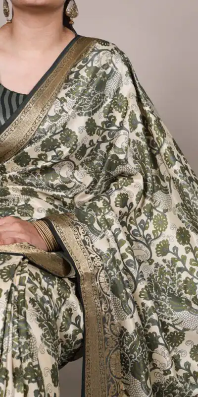 YNF 7050 Mehandi Color Tasar Silk with Lace Border & Lace Work Saree . Best Price ₹1749. Delivery 4-6 Working Days. Shop now. | Creative Sarees, Embroidered Sarees, Bollywood Sarees, Designer Sarees, Ethnic Saree, Modern Digital sarees, Party Wear Sarees, Sarees