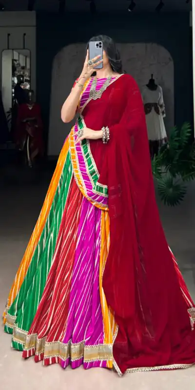 LNB 1688 Multi Color Georgette With Lace Work Lehenga Choli . Wedding, Party, Festive, Events, Best Price ₹3499. Delivery 4-6 Working Days. Shop now. | Bollywood Lehenga, Creative Lehenga, Designer Lehenga, Embroidered Lehenga, Lehenga, Party Wear Lehenga