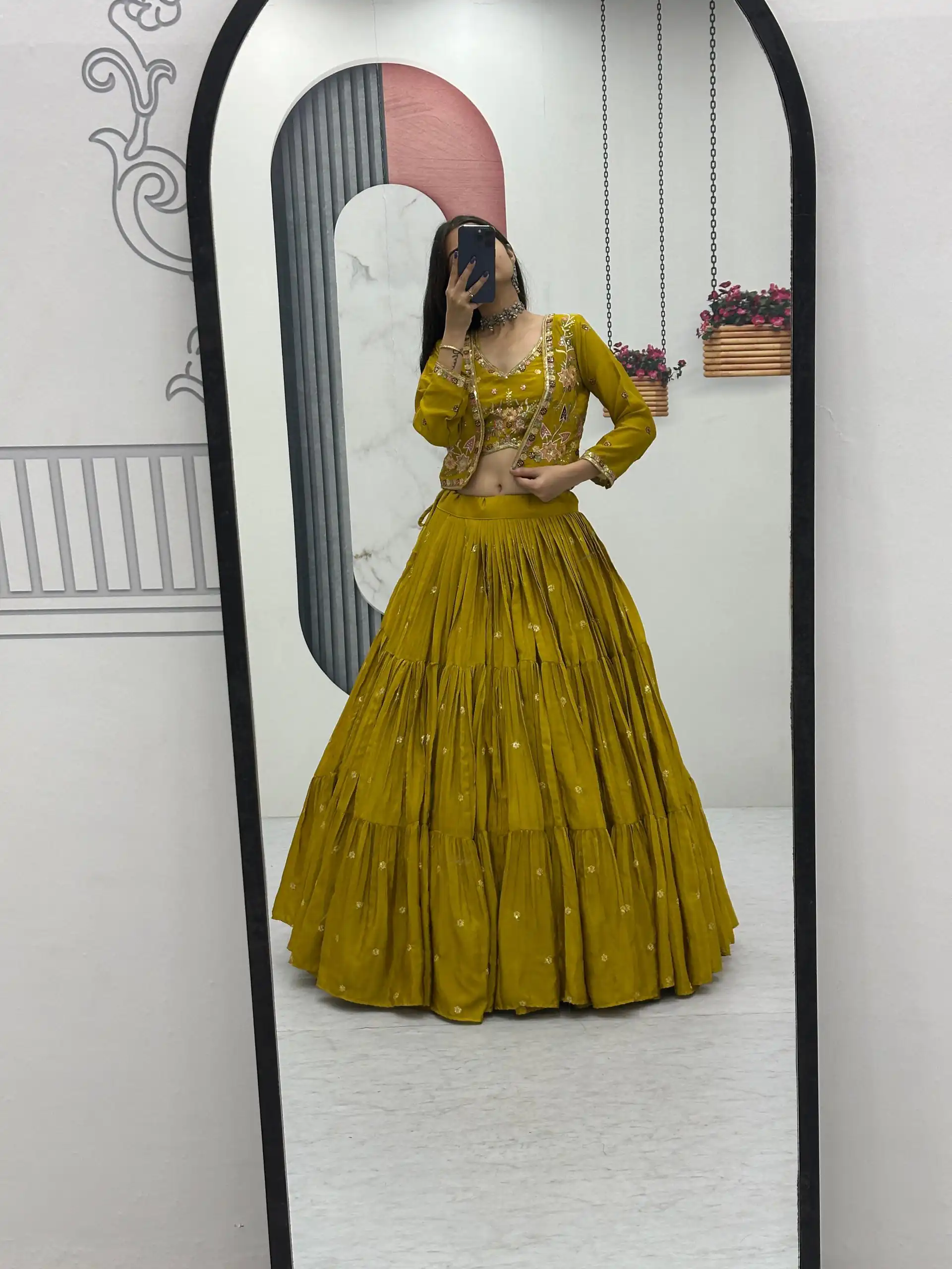 PC 538 Mustered in Lavender Chinon Thread & Embroidery Work Lehenga Choli . Exclusive Offer ₹2649. Delivery 4-6 Working Days. Shop now. | Bollywood Lehenga, Creative Lehenga, Designer Lehenga, Embroidered Lehenga, Lehenga, Party Wear Lehenga