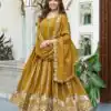 Ram 139 Mustered Star Georgette Gown Perfect for Wedding, Party, Family Gatherings, Haldi, Housewarming –. Grab it for ₹1949. Delivery 4-6 Working | Casual Suits, Jump Suits, Creative suits, Designer Suits, Palazzo Suits, Party Wear Suits, Patiala Suits, Salwar suit, Straight Suits