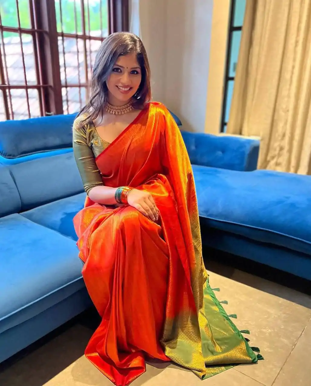 KP 4084 Orange Soft Lichi Silk Saree with Lace Work & Lace Border. Festive Deal ₹1399. Delivery 4-6 Working Days. Shop now. | Creative Sarees, Embroidered Sarees, Bollywood Sarees, Designer Sarees, Ethnic Saree, Modern Digital sarees, Party Wear Sarees, Sarees