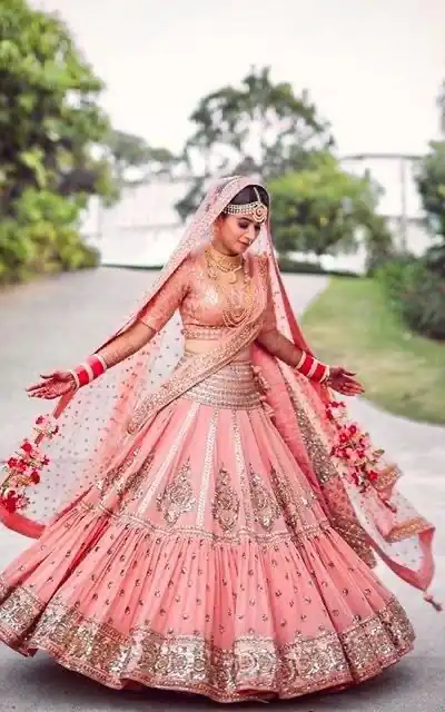 KF 1609 Peach Faux Georgette with Embroidery Work Lehenga Choli . Exclusive Offer ₹3099. Delivery 4-6 Working Days. Shop now. | Casual Suits, Jump Suits, Creative suits, Designer Suits, Palazzo Suits, Party Wear Suits, Patiala Suits, Salwar suit, Straight Suits
