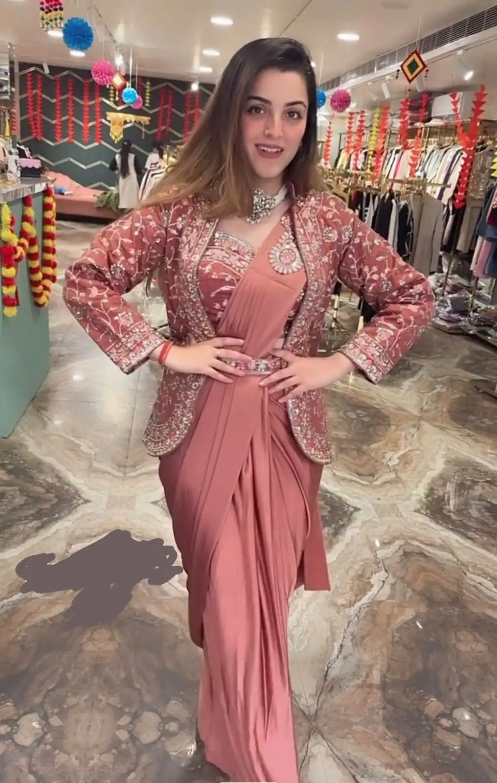 ST 1078 Peach in Color Rangoli Silk Embroidery Work Saree .Wedding, Party, Festive, Events,Best Price ₹2399. Delivery 4-6 Working Days. Shop now. | Creative Sarees, Embroidered Sarees, Bollywood Sarees, Designer Sarees, Ethnic Saree, Modern Digital sarees, Party Wear Sarees, Sarees