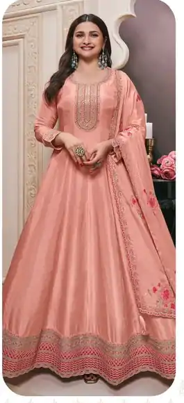 FC NAAZ 73051 Peach Vichitra Salwar Suit with Embroidery Work & Zari Work. Available at ₹3349 only. Delivery 4-6 Working Days. Shop now. | Casual Suits, Jump Suits, Creative suits, Designer Suits, Palazzo Suits, Party Wear Suits, Patiala Suits, Salwar suit, Straight Suits