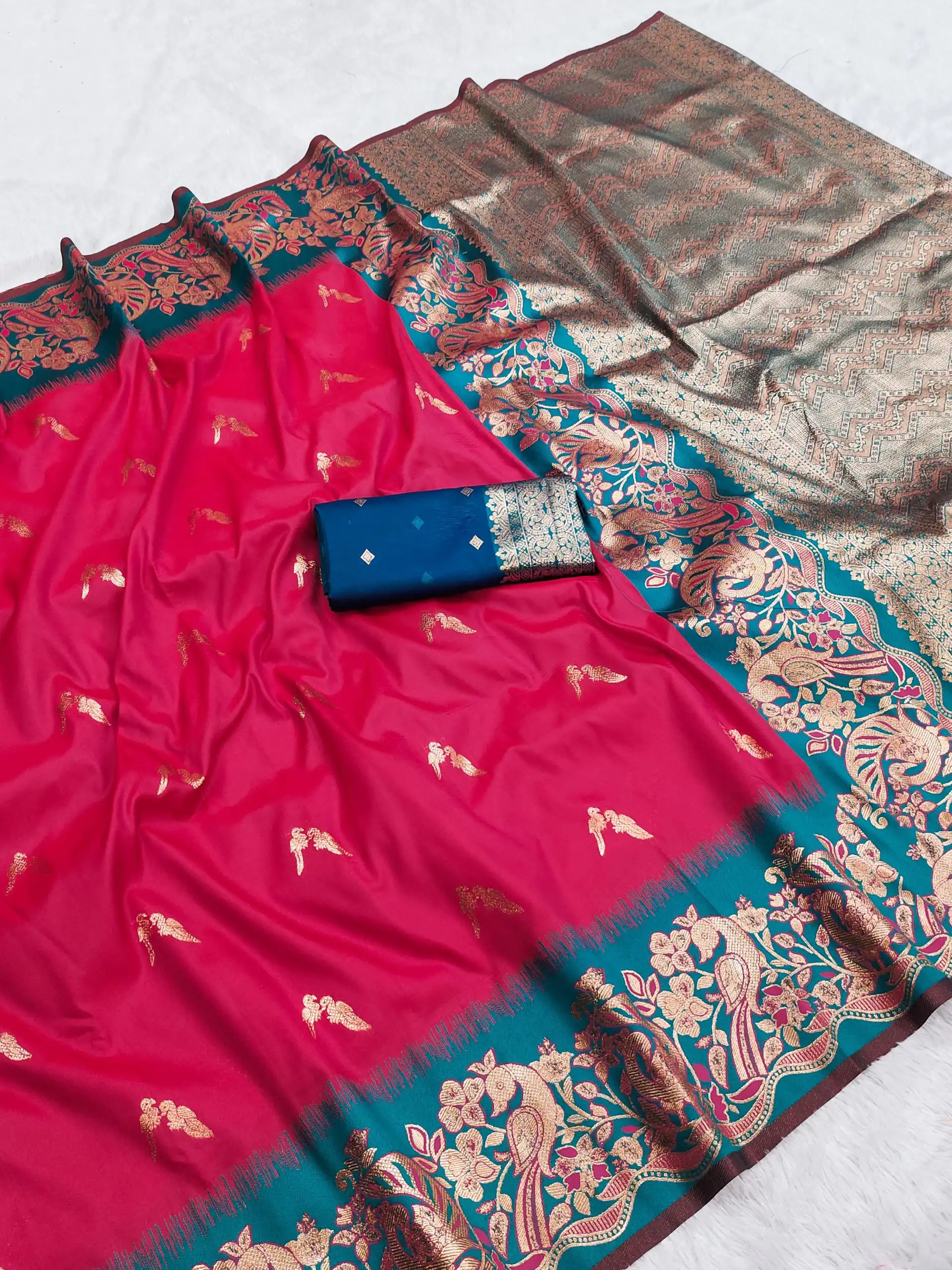 MB 3308 Pink Banarasi Silk Saree Perfect for Wedding, Party, Holi, Reception, Raksha Bandhan – . Special Price ₹1999. Delivery 4-6 Working Days. Shop n | Creative Sarees, Embroidered Sarees, Bollywood Sarees, Designer Sarees, Ethnic Saree, Modern Digital sarees, Party Wear Sarees, Sarees