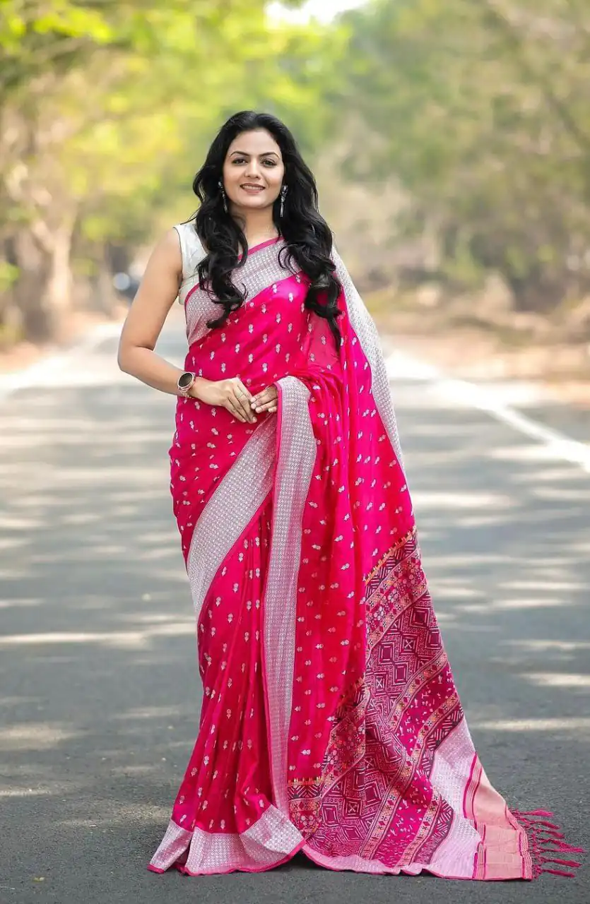 KPR 229 Pink in Soft Lichi Silk Lace Border & Lace Work Saree . Special Price ₹1399. Delivery 4-6 Working Days. Shop now. | Creative Sarees, Embroidered Sarees, Bollywood Sarees, Designer Sarees, Ethnic Saree, Modern Digital sarees, Party Wear Sarees, Sarees