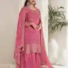 FC V 67831 Pink in Viscose Chinon Zari Work & Embroidery Work Salwar Suit . Grab it for ₹3049. Delivery 4-6 Working Days. Shop now. | Casual Suits, Jump Suits, Creative suits, Designer Suits, Palazzo Suits, Party Wear Suits, Patiala Suits, Salwar suit, Straight Suits