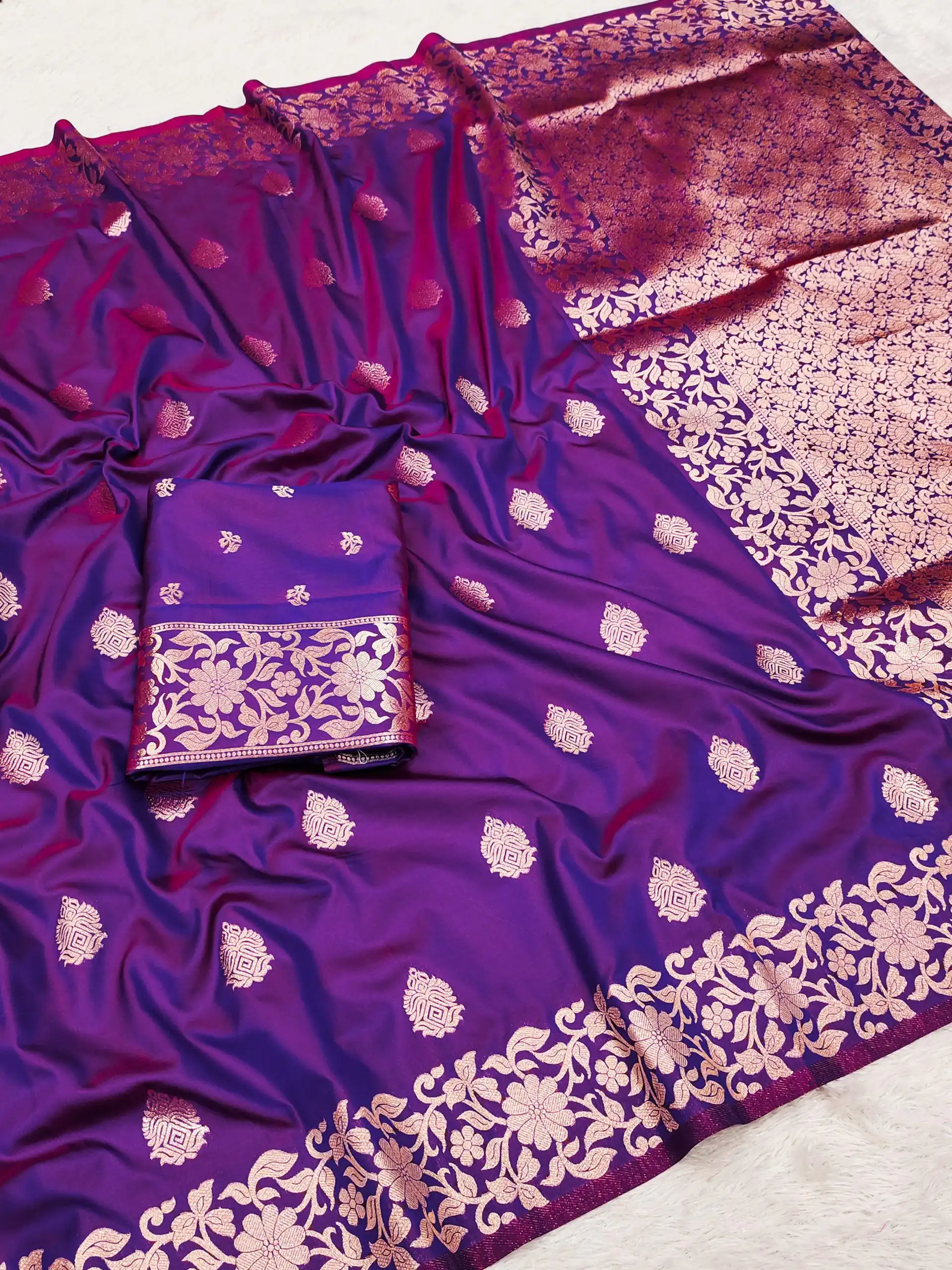 MB 1133 Purple in Banarasi Silk Lace Work & Zari Work Saree . Introductory Price ₹1849. Delivery 4-6 Working Days. Shop now. | Creative Sarees, Embroidered Sarees, Bollywood Sarees, Designer Sarees, Ethnic Saree, Modern Digital sarees, Party Wear Sarees, Sarees