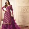 FC L.t 5401 Purple Color Jacquard Silk Georgette Diamond Sharara Suit Wedding, Party, Festive Expected Delivery 4-6 Working Days  @2999/- | Casual Suits, Jump Suits, Creative suits, Designer Suits, Palazzo Suits, Party Wear Suits, Patiala Suits, Salwar suit, Straight Suits