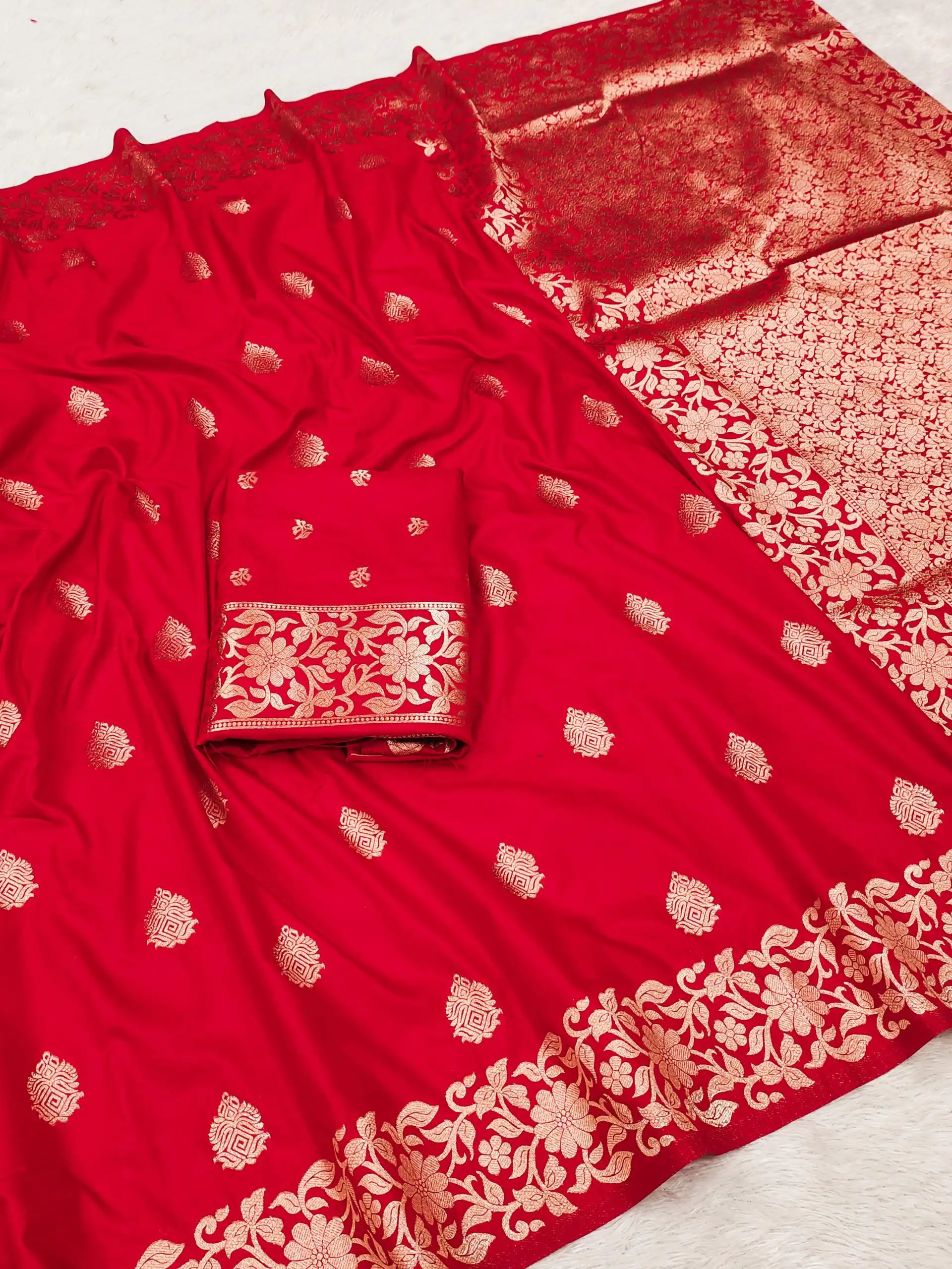 MB 1133 Red in Banarasi Silk Lace Work & Zari Work Saree . Introductory Price ₹1849. Delivery 4-6 Working Days. Shop now. | Creative Sarees, Embroidered Sarees, Bollywood Sarees, Designer Sarees, Ethnic Saree, Modern Digital sarees, Party Wear Sarees, Sarees