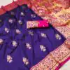 MB 28 Royal Blue in Banarasi Silk Lace Work & Zari Work Saree . Wedding, Party, Festive, Events Festive Deal ₹2399. Delivery 4-6 Working Days. Shop now. | Creative Sarees, Embroidered Sarees, Bollywood Sarees, Designer Sarees, Ethnic Saree, Modern Digital sarees, Party Wear Sarees, Sarees