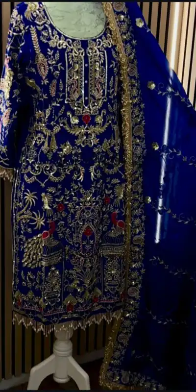 NF 1239 Royal Blue Natural Crep Salwar Suit Perfect for Wedding, Party, Haldi, Festival Celebrations, Housewarming – . Get it for ₹2449. Delivery 4-6 Wor | Casual Suits, Jump Suits, Creative suits, Designer Suits, Palazzo Suits, Party Wear Suits, Patiala Suits, Salwar suit, Straight Suits