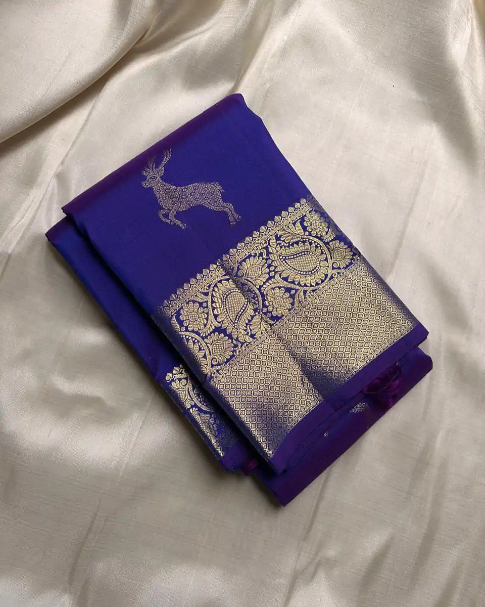 KPR 239 Royal Blue Soft Lichi Silk Saree Perfect for Wedding, Party, Haldi, Onam, Pooja – . Special Price ₹1499. Delivery 4-6 Working Days. Shop now. | Creative Sarees, Embroidered Sarees, Bollywood Sarees, Designer Sarees, Ethnic Saree, Modern Digital sarees, Party Wear Sarees, Sarees