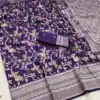 MB 105 Royal Purple in Color Khaddi Pashmina Lace Work & Zari Work Saree . Special Price ₹1999. Delivery 4-6 Working Days. Shop now. | Creative Sarees, Embroidered Sarees, Bollywood Sarees, Designer Sarees, Ethnic Saree, Modern Digital sarees, Party Wear Sarees, Sarees