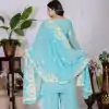 KF 1688 Sky Blue Faux Georgette with Embroidery Work & Mirror Work Salwar Suit . Exclusive Offer ₹2099. Delivery 4-6 Working Days. Shop now. | Casual Suits, Jump Suits, Creative suits, Designer Suits, Palazzo Suits, Party Wear Suits, Patiala Suits, Salwar suit, Straight Suits