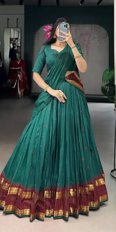 LNB 1904 Teal Color Pure Chanderi with Zari Work Lehenga Choli . Affordable Price ₹1999. Delivery 4-6 Working Days. Shop now. | Bollywood Lehenga, Creative Lehenga, Designer Lehenga, Embroidered Lehenga, Lehenga, Party Wear Lehenga
