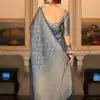 KPR 231 Teal Soft Lichi Silk Saree with Designer Work. Wedding, Party, Festive, Events, Festive Deal ₹1449. Delivery 4-6 Working Days. Shop now. | Creative Sarees, Embroidered Sarees, Bollywood Sarees, Designer Sarees, Ethnic Saree, Modern Digital sarees, Party Wear Sarees, Sarees