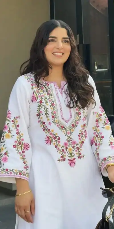 SRK 5272 White Natural Crep Silk with Embroidery Work Salwar Suit . Affordable Price ₹1799. Delivery 4-6 Working Days. Shop now. | Casual Suits, Jump Suits, Creative suits, Designer Suits, Palazzo Suits, Party Wear Suits, Patiala Suits, Salwar suit, Straight Suits