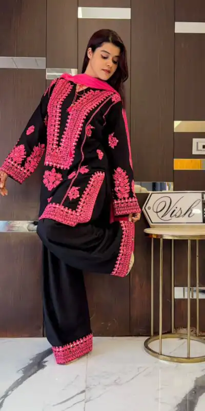 SRK 5308 Black Natural Crep Silk with Mirror Work & Embroidery Work Salwar Suit . Now at just ₹1899. Delivery 4-6 Working Days. Shop now. | Bollywood Lehenga, Creative Lehenga, Designer Lehenga, Embroidered Lehenga, Lehenga, Party Wear Lehenga