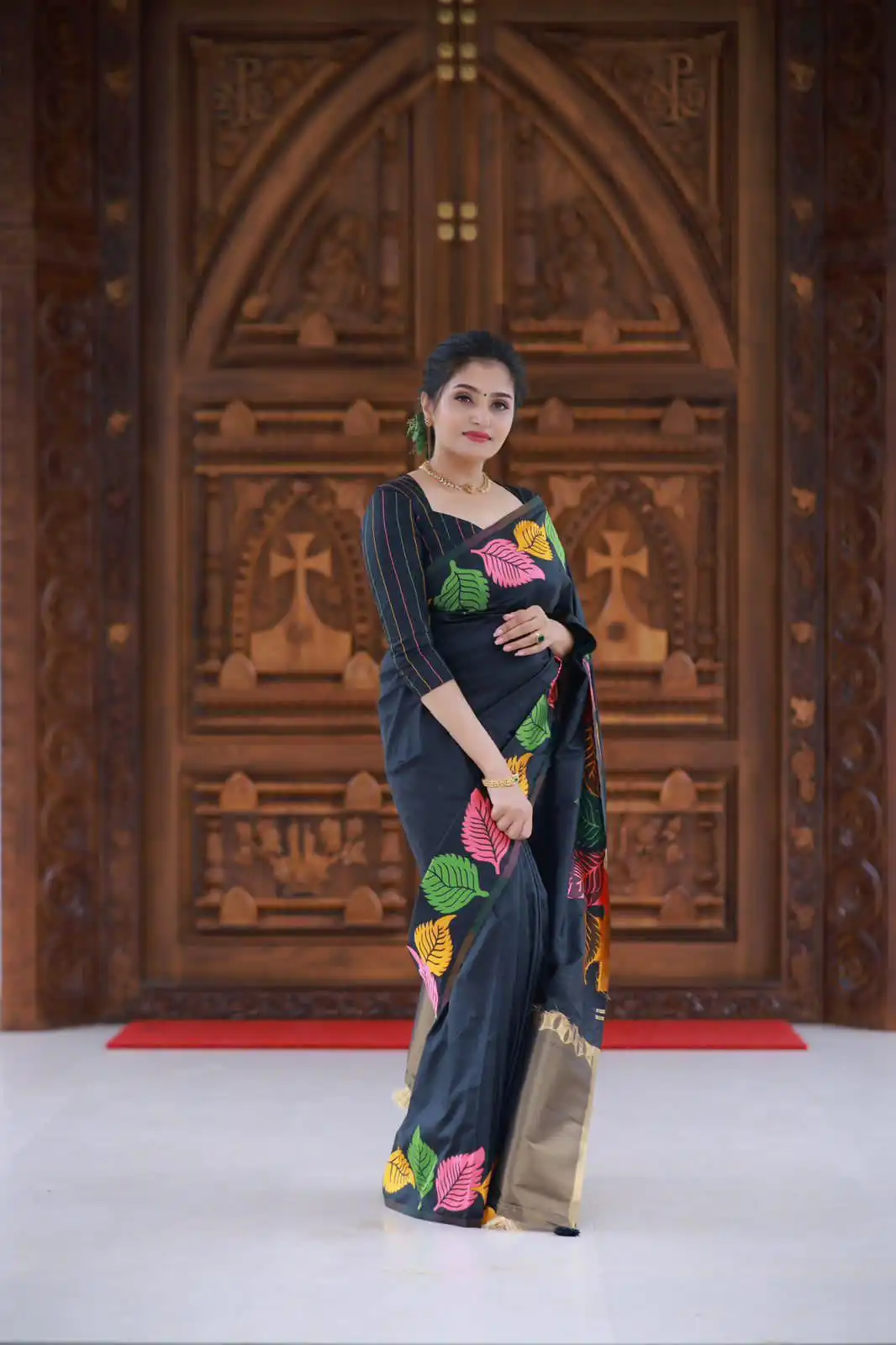 KP 6042 Black Color Soft Lichi Silk Saree with Lace Border & Lace Work. Get it for ₹1399. Delivery 4-6 Working Days. Shop now. | Creative Sarees, Embroidered Sarees, Bollywood Sarees, Designer Sarees, Ethnic Saree, Modern Digital sarees, Party Wear Sarees, Sarees
