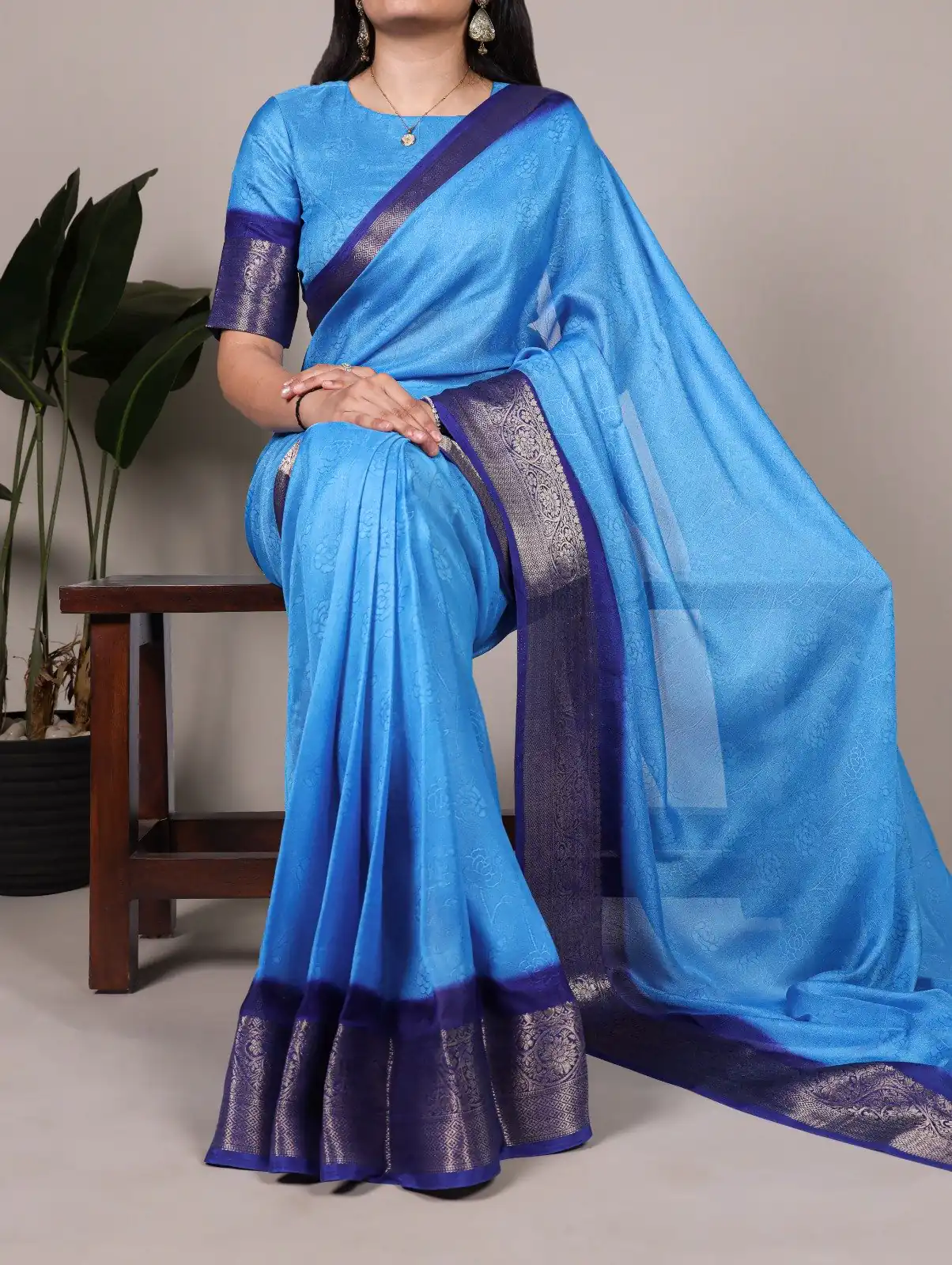 YNF 7910 Blue in Color Marsh Mello Zari Work Saree . Wedding, Party, Festive Festive Deal ₹1449. Delivery 4-6 Working Days. Shop now. | Creative Sarees, Embroidered Sarees, Bollywood Sarees, Designer Sarees, Ethnic Saree, Modern Digital sarees, Party Wear Sarees, Sarees