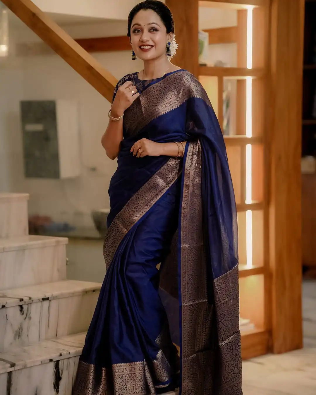 KP 6034 Blue Soft Lichi Silk Saree with Lace Border & Lace Work. Exclusive Offer ₹1349. Delivery 4-6 Working Days. Shop now. | Creative Sarees, Embroidered Sarees, Bollywood Sarees, Designer Sarees, Ethnic Saree, Modern Digital sarees, Party Wear Sarees, Sarees