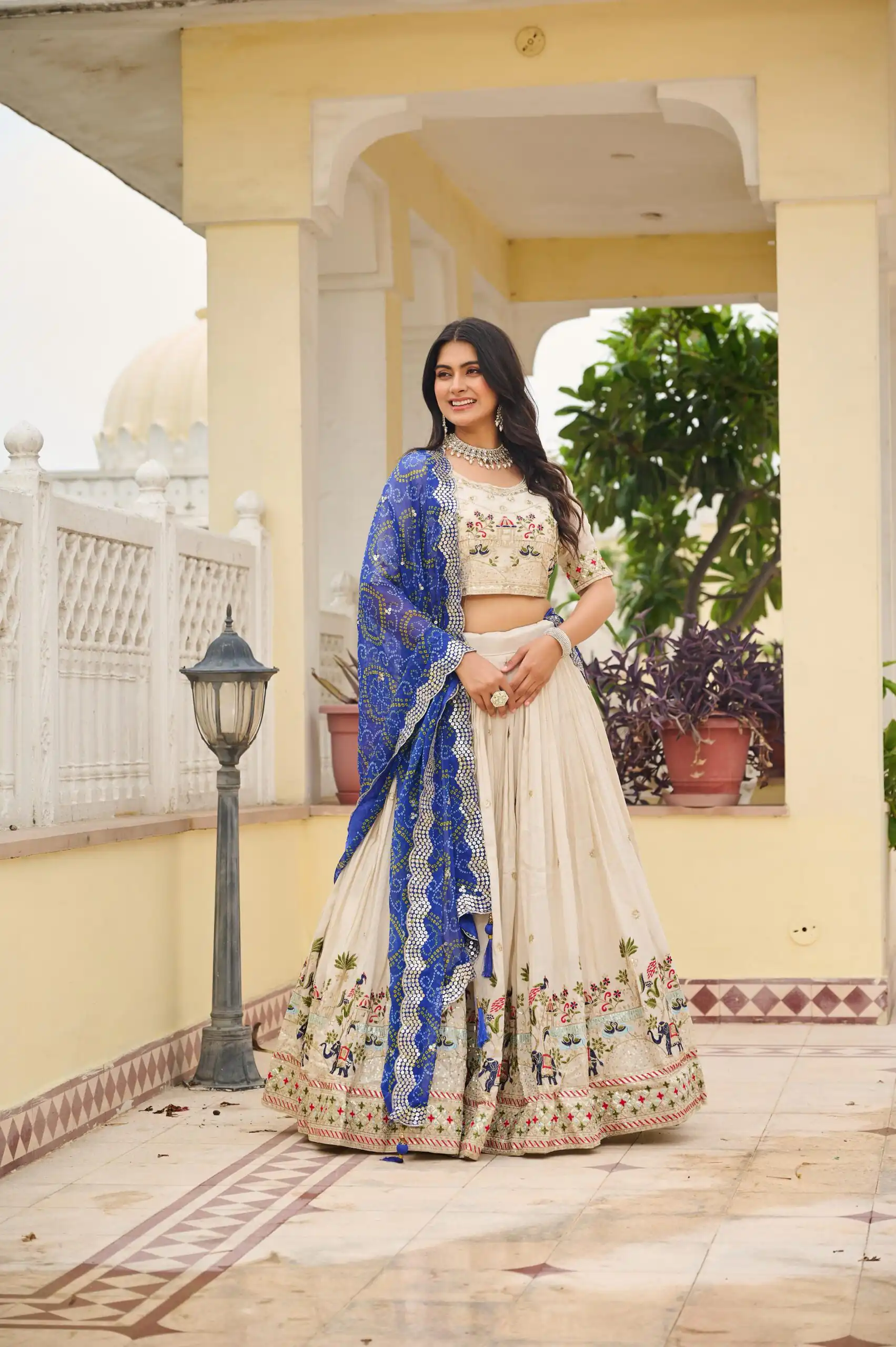 Ram 143 Blue in Color Tissue Silk Embroidery Work Lehenga Choli . Now at just ₹3249. Delivery 4-6 Working Days. Shop now. | Bollywood Lehenga, Creative Lehenga, Designer Lehenga, Embroidered Lehenga, Lehenga, Party Wear Lehenga