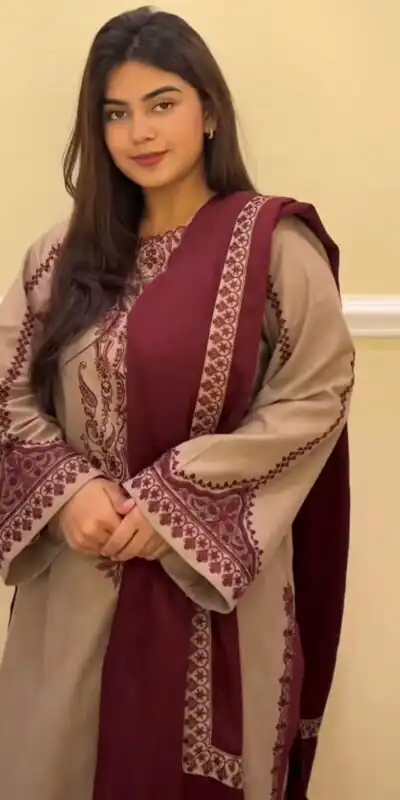 SRK 5274 Chiku Faux Georgette Salwar Suit. Perfect for Wedding, Party, Engagement, Karwa Chauth, Eid – Grab it for ₹2049. Delivery 4-6 Working Days. | Bollywood Lehenga, Creative Lehenga, Designer Lehenga, Embroidered Lehenga, Lehenga, Party Wear Lehenga