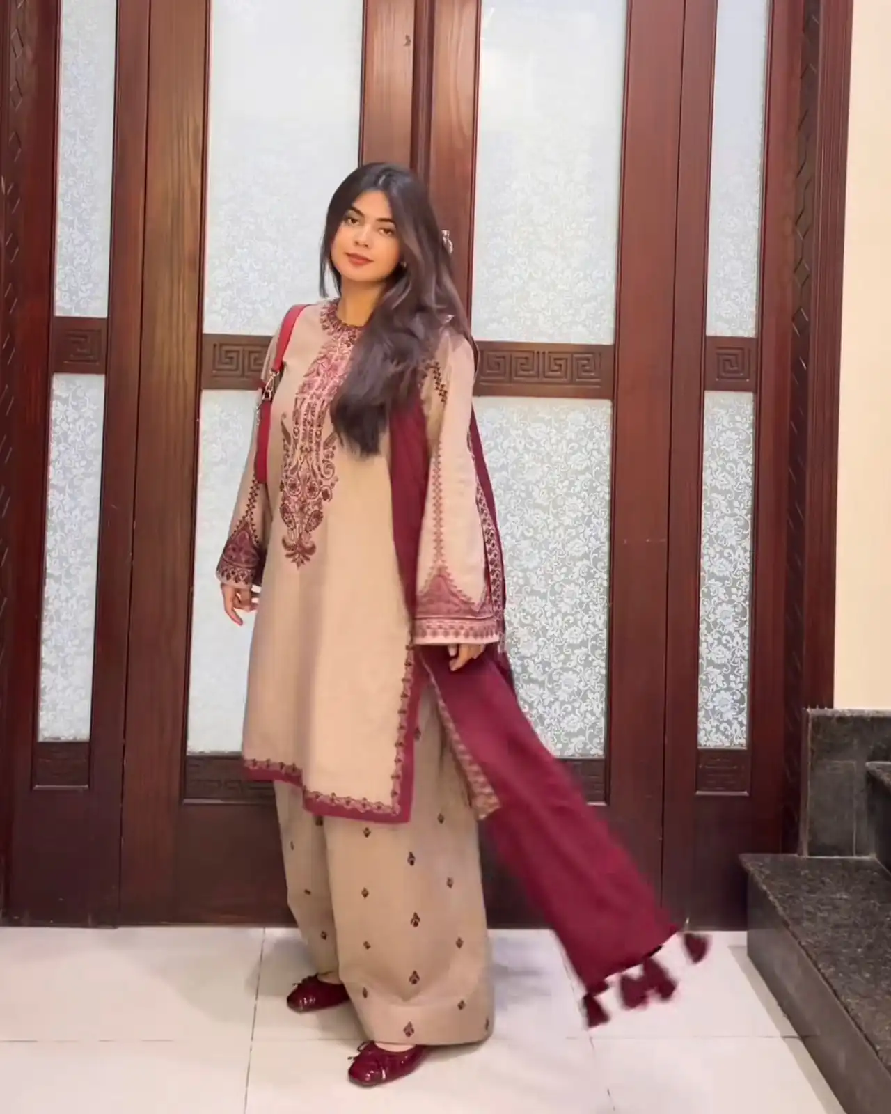 SRK 5274 Chiku Faux Georgette Salwar Suit. Perfect for Wedding, Party, Engagement, Karwa Chauth, Eid – Grab it for ₹2049. Delivery 4-6 Working Days. | Bollywood Lehenga, Creative Lehenga, Designer Lehenga, Embroidered Lehenga, Lehenga, Party Wear Lehenga