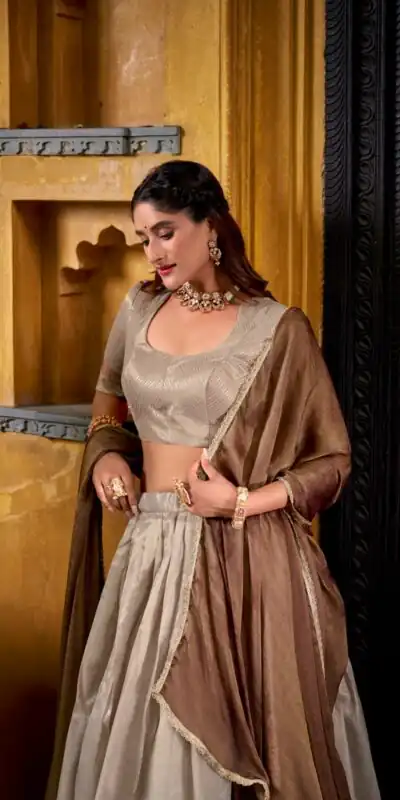 LNB 2025 Cream Dupion Silk Lehenga Choli Perfect for Wedding, Party, Ethnic Day, Pongal, Temple Visit – . Introductory Price ₹2449. Delivery 4-6 Work | Bollywood Lehenga, Creative Lehenga, Designer Lehenga, Embroidered Lehenga, Lehenga, Party Wear Lehenga