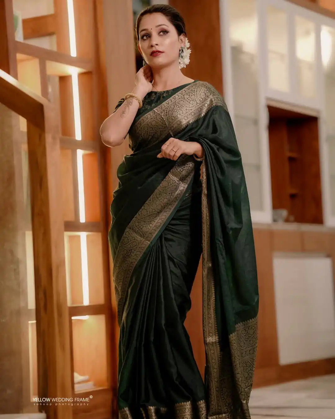 KP 6034 Green Soft Lichi Silk Saree with Lace Border & Lace Work. Exclusive Offer ₹1349. Delivery 4-6 Working Days. Shop now. | Creative Sarees, Embroidered Sarees, Bollywood Sarees, Designer Sarees, Ethnic Saree, Modern Digital sarees, Party Wear Sarees, Sarees