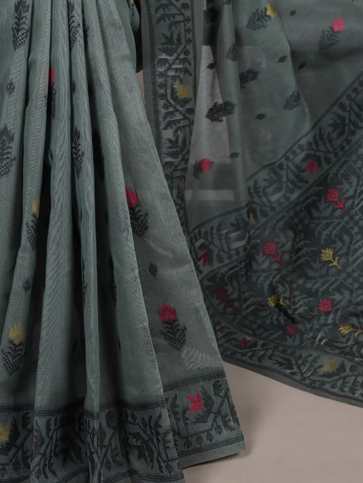 YNF 7415 Grey Poly Cotton Saree Perfect for Wedding, Party, Makar Sankranti, Temple Visit, Sangeet – . Introductory Price ₹1549. Delivery 4-6 Working | Creative Sarees, Embroidered Sarees, Bollywood Sarees, Designer Sarees, Ethnic Saree, Modern Digital sarees, Party Wear Sarees, Sarees