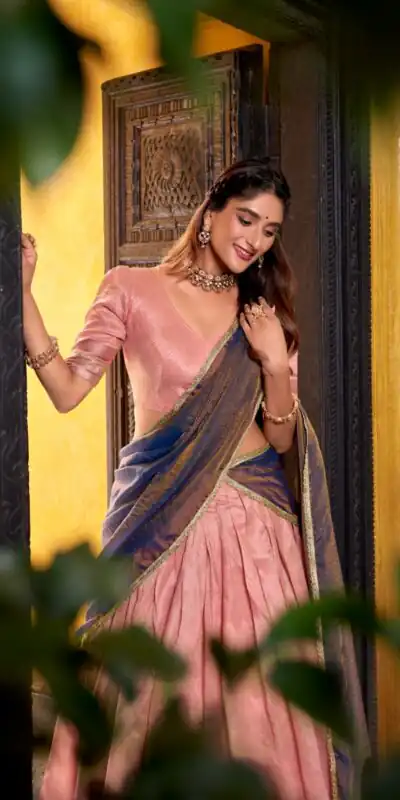 LNB 2025 Light Pink Dupion Silk Lehenga Choli Perfect for Wedding, Party, Ethnic Day, Pongal, Temple Visit – . Introductory Price ₹2449. Delivery 4-6 Work | Bollywood Lehenga, Creative Lehenga, Designer Lehenga, Embroidered Lehenga, Lehenga, Party Wear Lehenga
