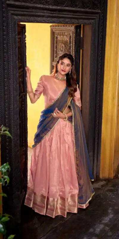 LNB 2025 Light Pink Dupion Silk Lehenga Choli Perfect for Wedding, Party, Ethnic Day, Pongal, Temple Visit – . Introductory Price ₹2449. Delivery 4-6 Work | Bollywood Lehenga, Creative Lehenga, Designer Lehenga, Embroidered Lehenga, Lehenga, Party Wear Lehenga