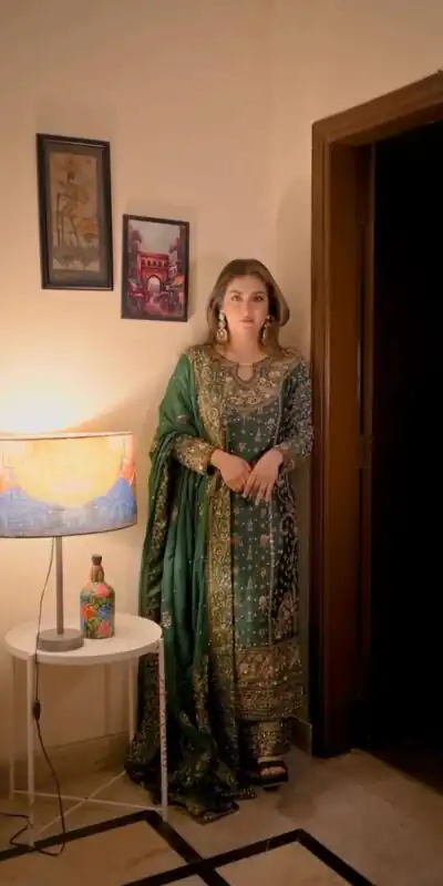 NSR 879 Mahendi Faux Georgette Salwar Suit with Embroidery Work. Available at ₹2399 only. Delivery 4-6 Working Days. Shop now. | Bollywood Lehenga, Creative Lehenga, Designer Lehenga, Embroidered Lehenga, Lehenga, Party Wear Lehenga