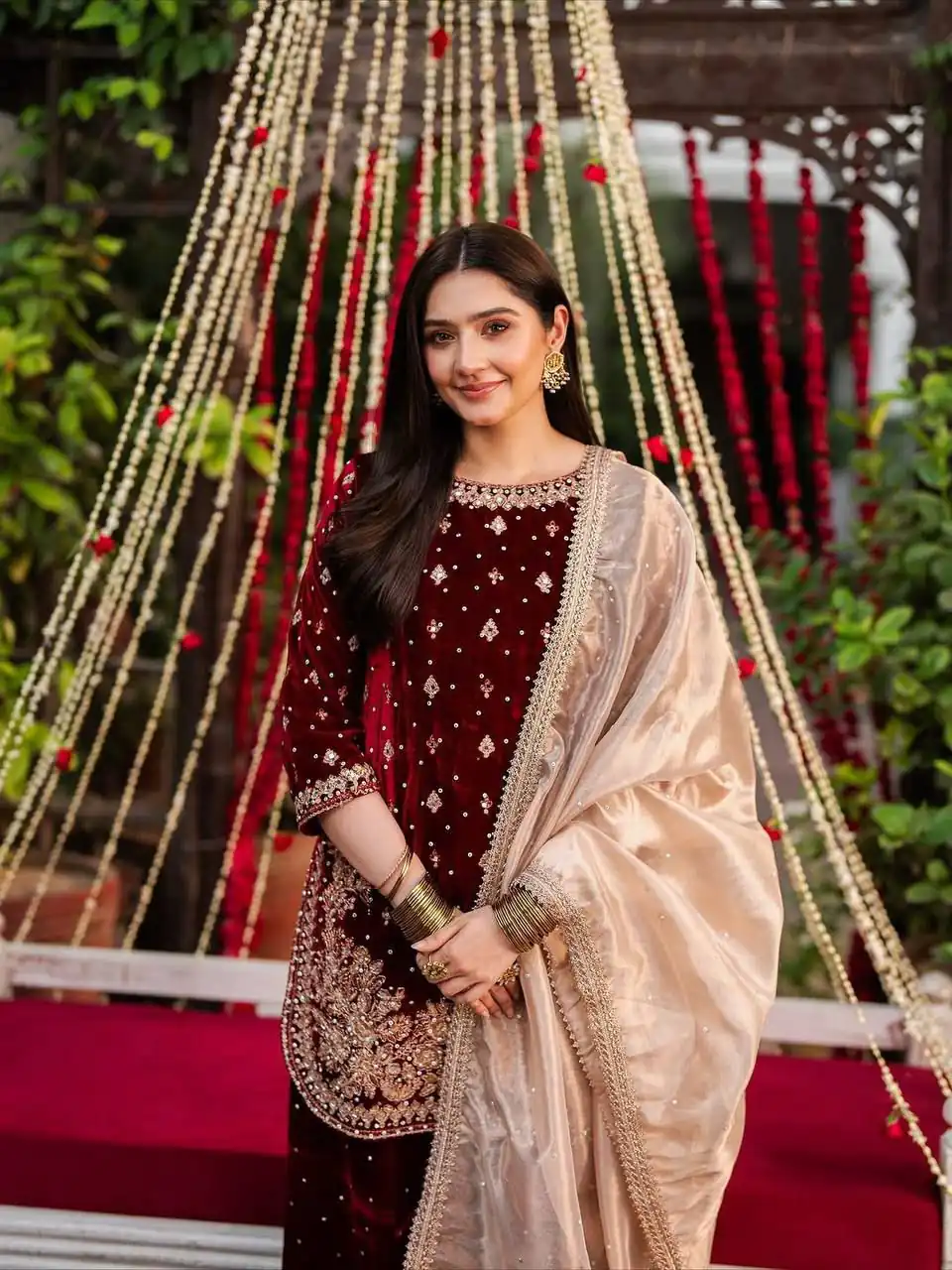 VLM 304 Maroon Viscos Velvet Salwar Suit Perfect for Wedding, Party, Festival Celebrations, Pooja, Ethnic Day – . Festive Deal ₹2399. Delivery 4-6 Wo | Casual Suits, Jump Suits, Tops & Bottoms, Track Suits, Trendy Wear, Creative suits, Designer Suits, Palazzo Suits, Party Wear Suits, Patiala Suits, Salwar suit, Straight Suits