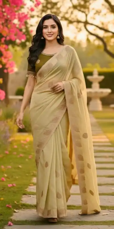 SC 1005 Mehendi in Soft fandy Silk Embroidery Work & Lace Work Saree . Available at ₹2499 only. Delivery 4-6 Working Days. Shop now. | Creative Sarees, Embroidered Sarees, Bollywood Sarees, Designer Sarees, Ethnic Saree, Modern Digital sarees, Party Wear Sarees, Sarees