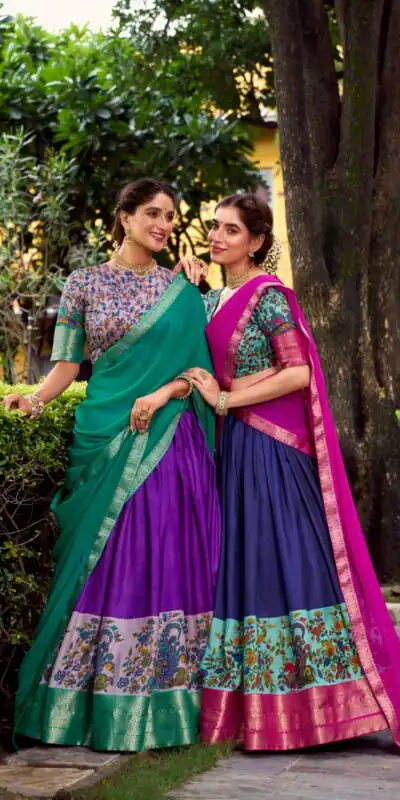 LNB 1244 Navy Blue in Aastha Silk Lace Work & Zari Work Lehenga Choli. Grab it for ₹1349. Delivery 4-6 Working Days. Shop now. | Bollywood Lehenga, Creative Lehenga, Designer Lehenga, Embroidered Lehenga, Lehenga, Party Wear Lehenga