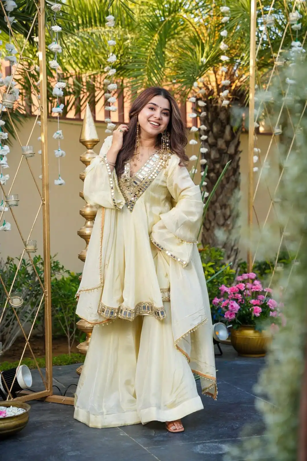 VLM 306 Off White Cosmos Silk Salwar Suit Perfect for Wedding, Party, Ethnic Day, Anniversary, Pooja – . Exclusive Offer ₹2549. Delivery 4-6 Worki | Casual Suits, Jump Suits, Tops & Bottoms, Track Suits, Trendy Wear, Creative suits, Designer Suits, Palazzo Suits, Party Wear Suits, Patiala Suits, Salwar suit, Straight Suits